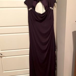 Beautiful wedding dress burgundy